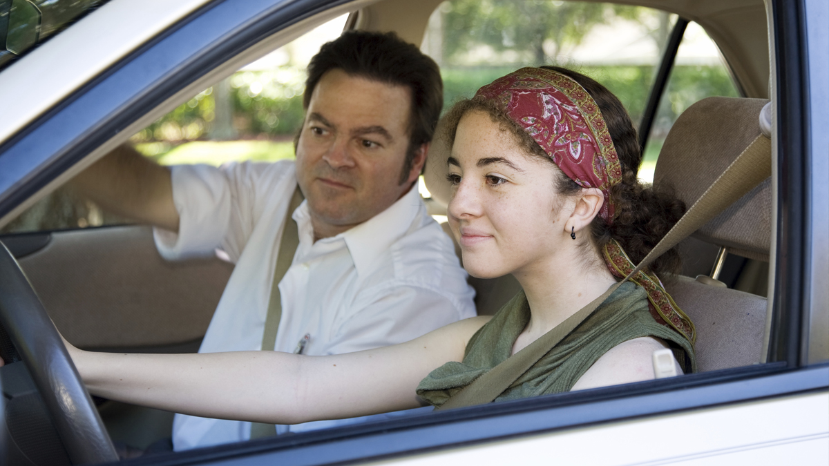Teen driver with parent