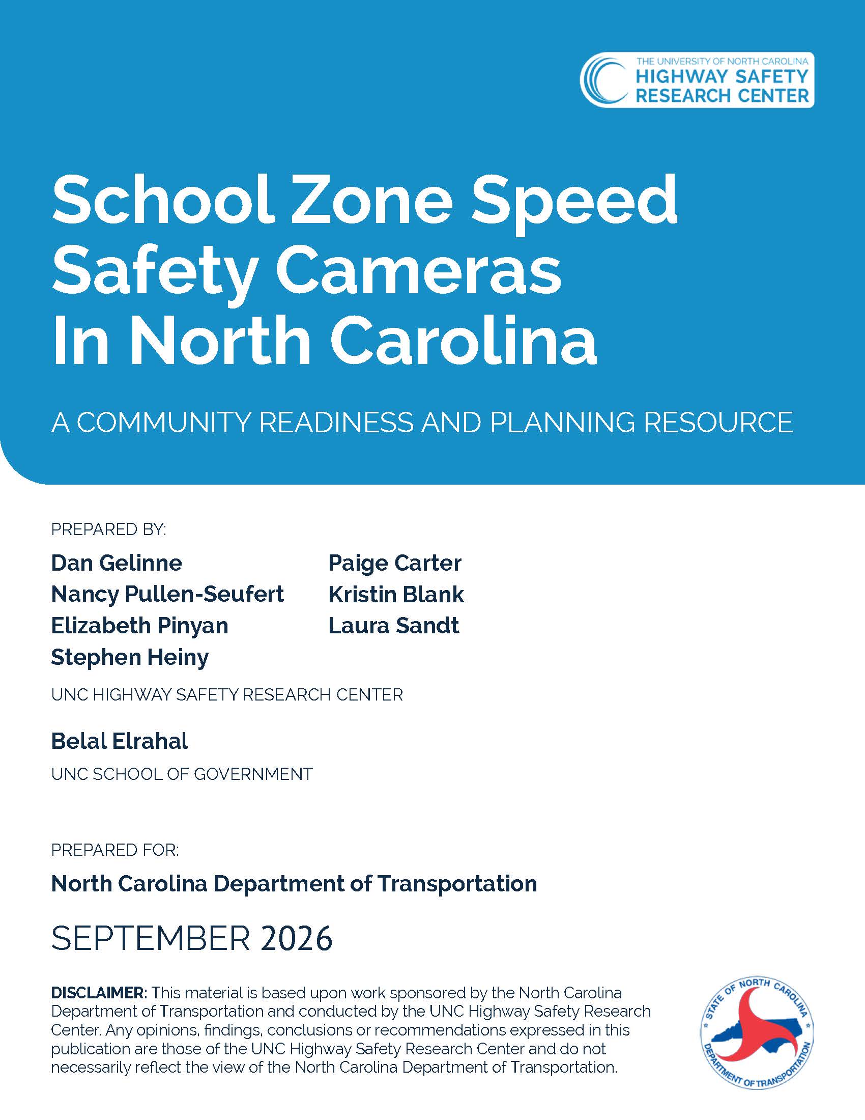 front of the speed safety camera readiness guide