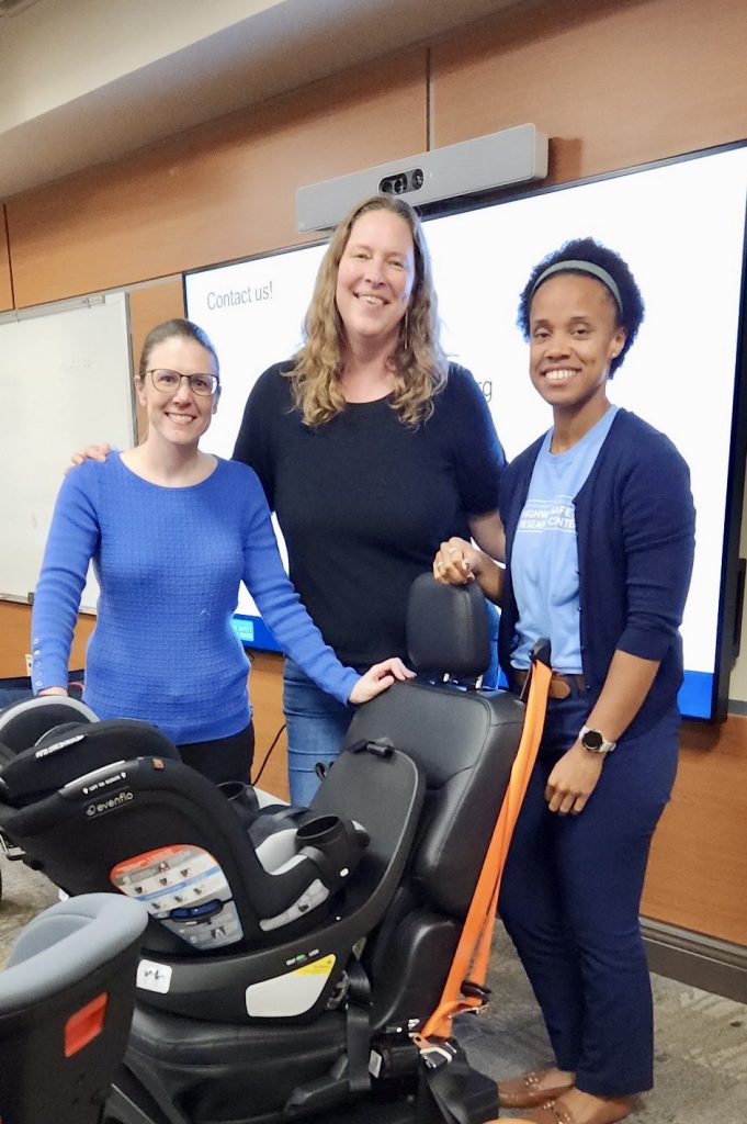 HSRC provides training on car seat basics to local healthcare professionals.